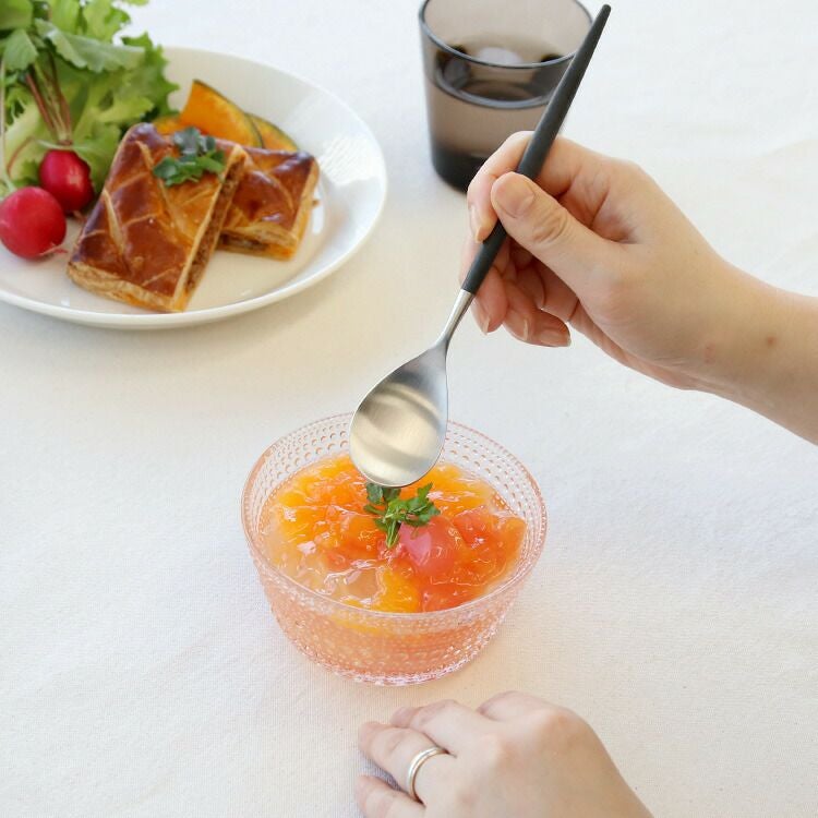 クチポール（Cutipol） ミオ/MIO デザートスプーン ブラック