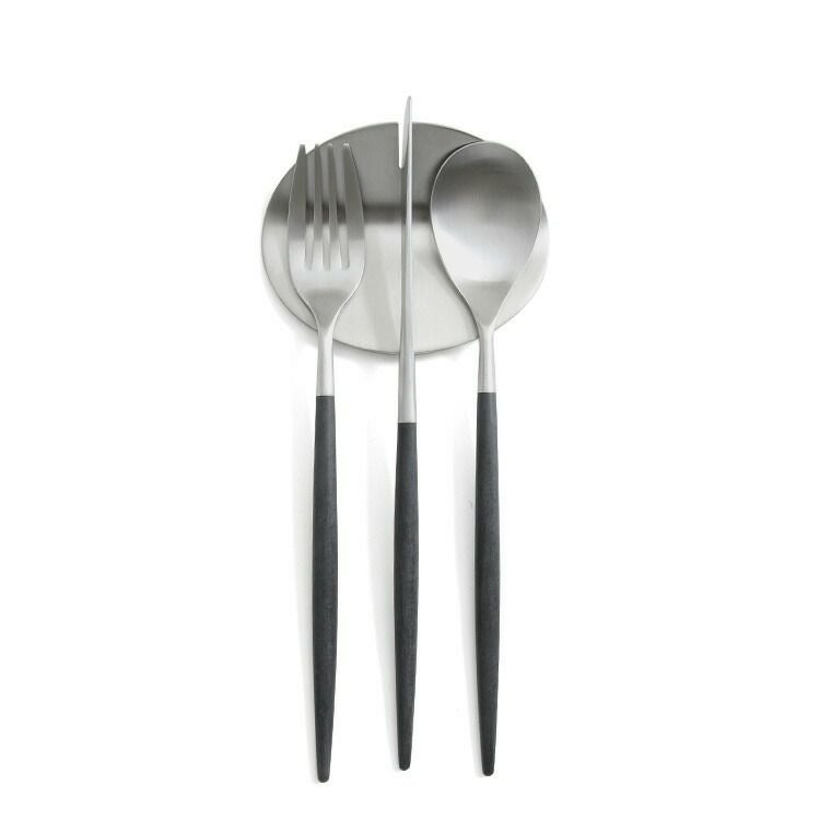 クチポール（Cutipol） ミオ/MIO デザート8点セット 化粧箱付 ブラック