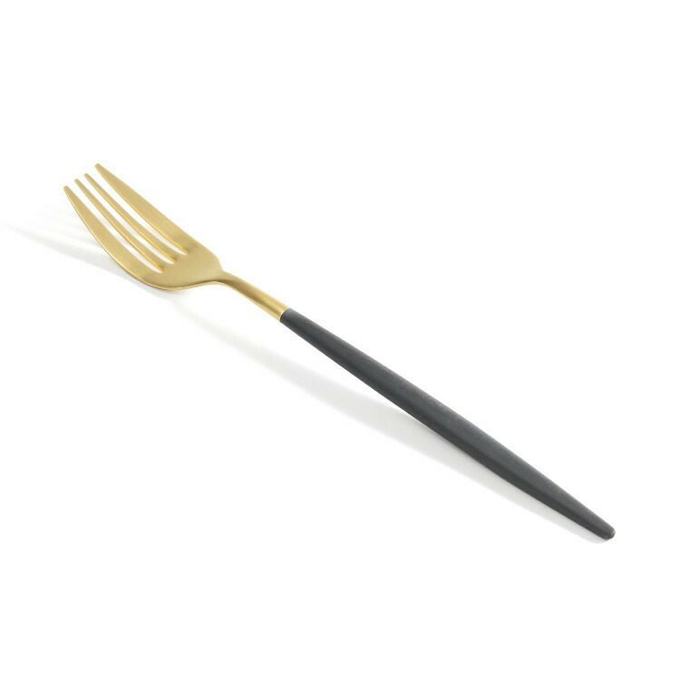 クチポール（Cutipol） ミオ/MIO ディナーフォーク ブラックマットゴールド