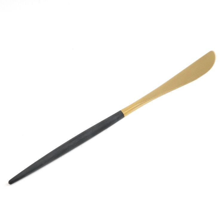 クチポール（Cutipol） ミオ/MIO デザートナイフ ブラックマットゴールド