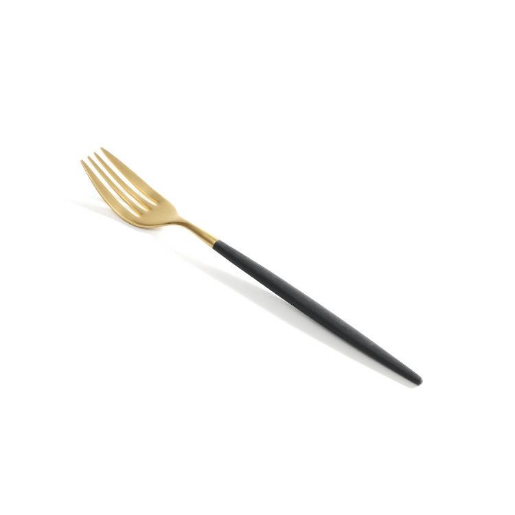 クチポール（Cutipol） ミオ/MIO デザートフォーク ブラックマットゴールド