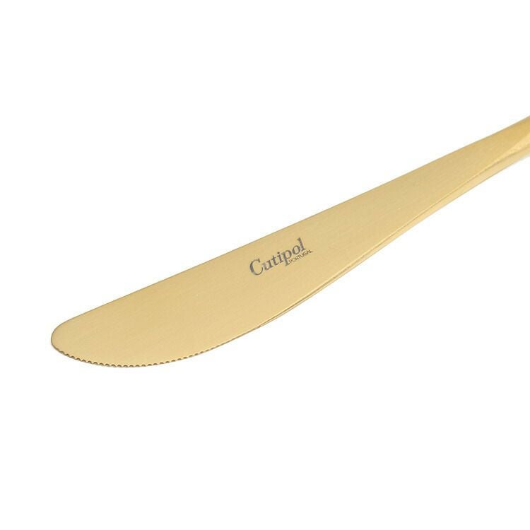 クチポール（Cutipol） ミオ/MIO ディナーナイフ ホワイトマットゴールド