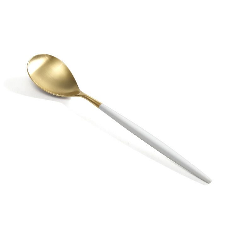 クチポール（Cutipol） ミオ/MIO ディナー8点セット 化粧箱付 ホワイトマットゴールド