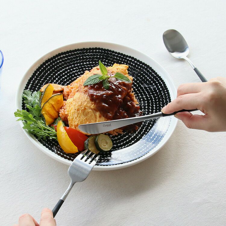 クチポール（Cutipol） ナウ/NAU ディナー3点セット ブラック