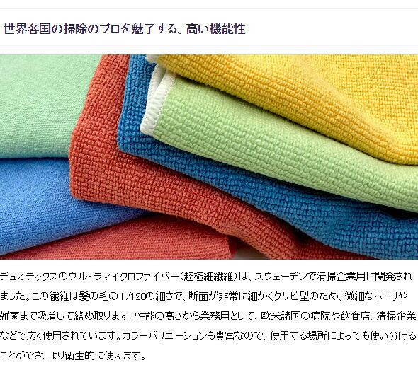 デュオテックス（Duotex） ニットクロス/Premium Cloth Knitted 洗剤なしでキレイになるニットクロス 30x35cm