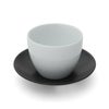 白山陶器 エスライン/S-line 湯のみ180ｍｌ＆陶茶托(ソーサー)12cm