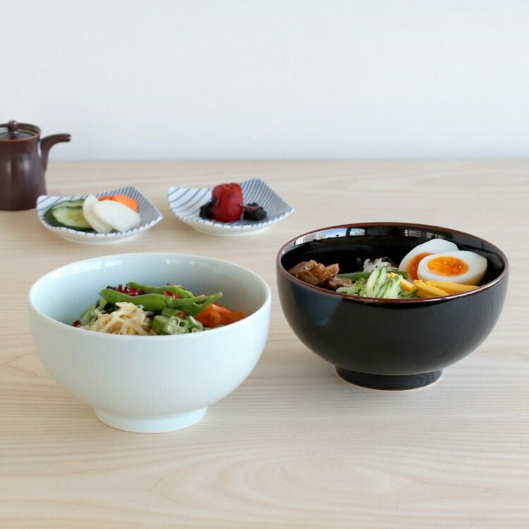 白山陶器 5寸深めん丼 16cm