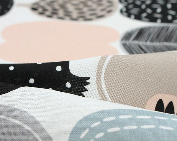 マリメッコ（marimekko） コンポッティ/KOMPOTTI コットンファブリック(生地) (30cm以上から10cm単位で切り売り)