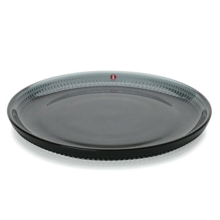 イッタラ（iittala） カステヘルミ/Kastehelmi プレート 24.8cm ダークグレー
