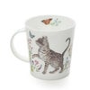 ダヌーン（Dunoon） LOMOND マグカップ フラワーキャット トラ猫