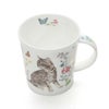 ダヌーン（Dunoon） LOMOND マグカップ フラワーキャット トラ猫