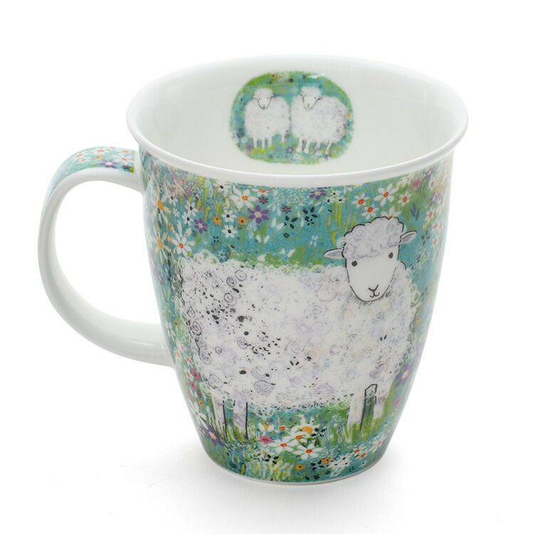 ダヌーン（Dunoon） NEVIS マグカップ お花畑のヒツジ