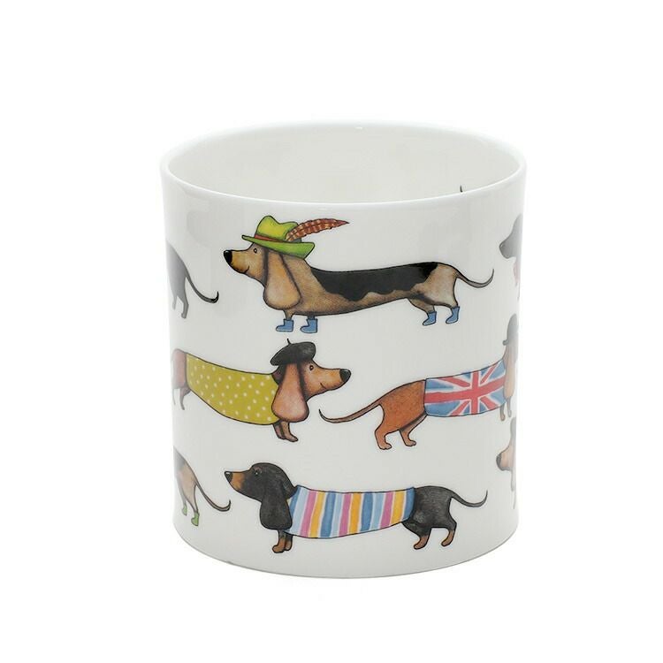 ダヌーン（Dunoon） ORKNEY マグカップ ダックスフンドのファッションショー