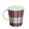 ダヌーン（Dunoon） CAIRNGORM マグカップ タータンチェック ホワイト×レッド