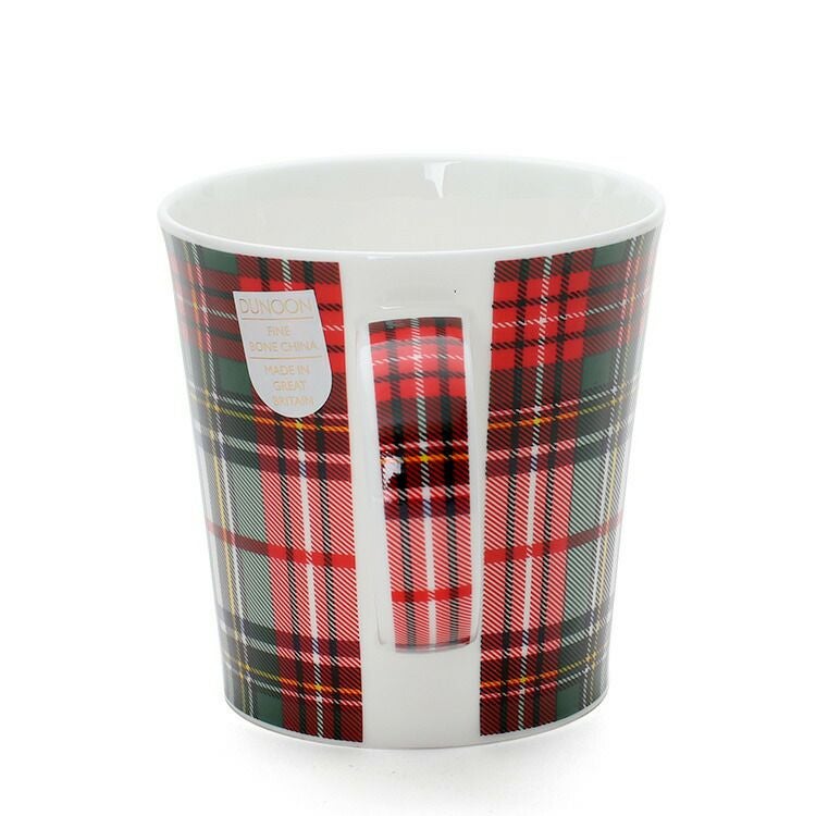 ダヌーン（Dunoon） CAIRNGORM マグカップ タータンチェック ホワイト×レッド