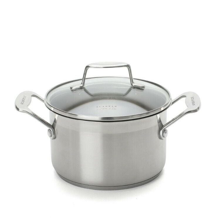 スキャンパン（SCANPAN） インパクト/Impact クッキングポット ガラス蓋付き 18cm