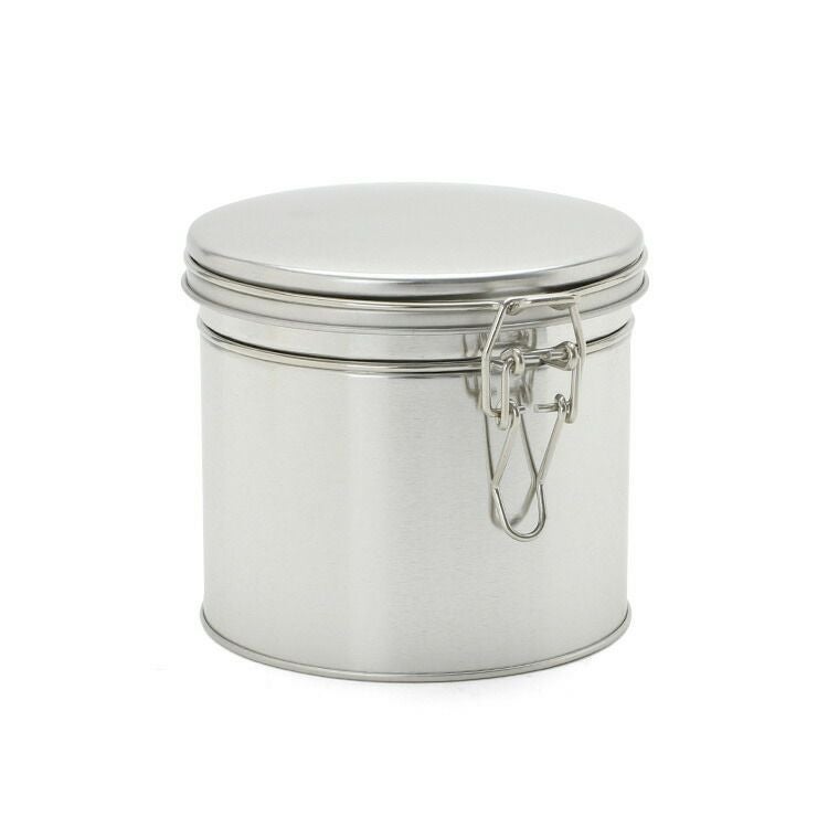 サイドバイサイド（SIDE BY SIDE） ブリキのお茶缶 3点セット シルバー