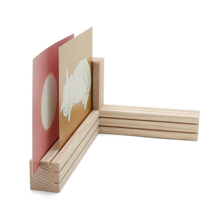 サイドバイサイド（SIDE BY SIDE） カード＆ポストカードホルダー ナチュラル