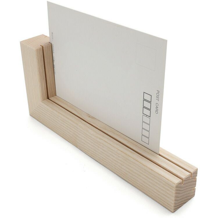 サイドバイサイド（SIDE BY SIDE） カード＆ポストカードホルダー ナチュラル