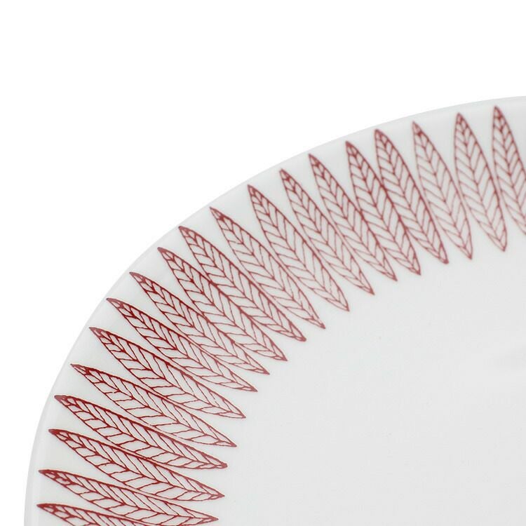 グスタフスベリ（Gustavsberg） サリックス/Salix プレート 22cm レッド 復刻版