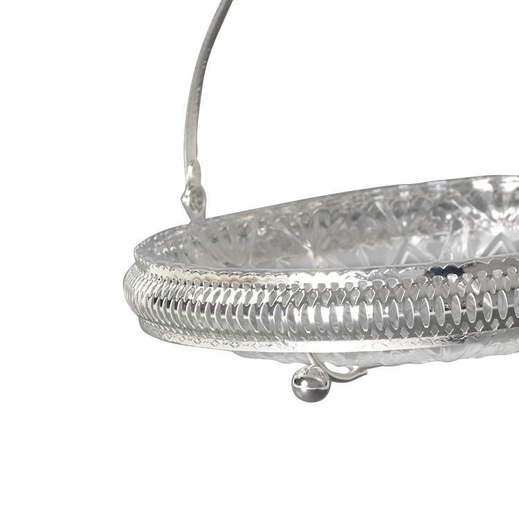 クイーンアン（QUEEN ANNE ） オードブルプレート(仕切り有り・ハンドル付き)