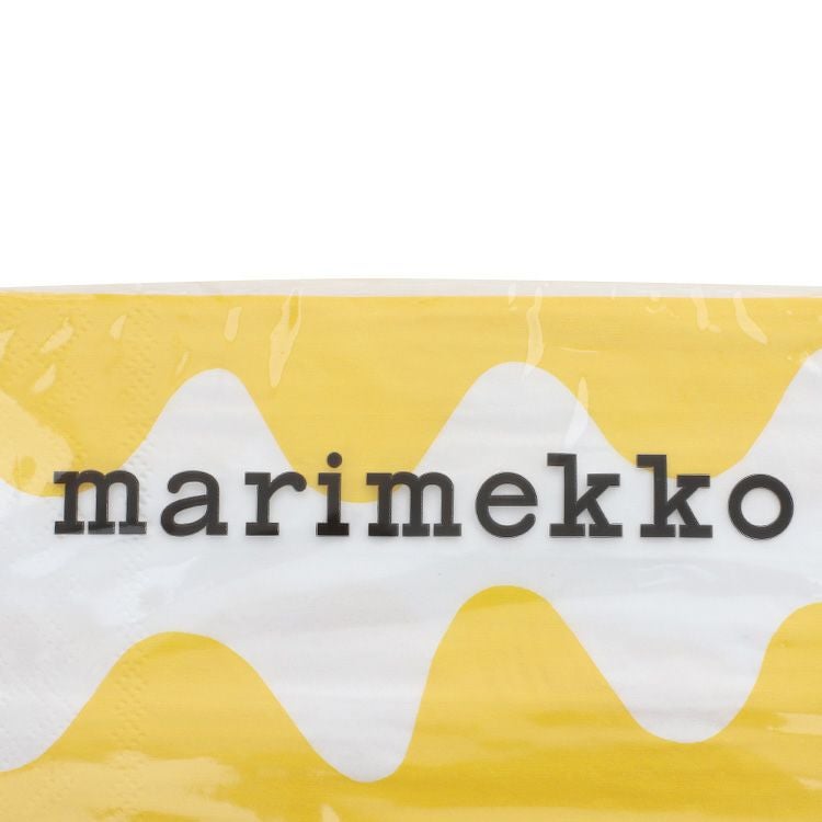 マリメッコ（marimekko） ロッキ/LOKKI ペーパーナプキン ライトイエロー