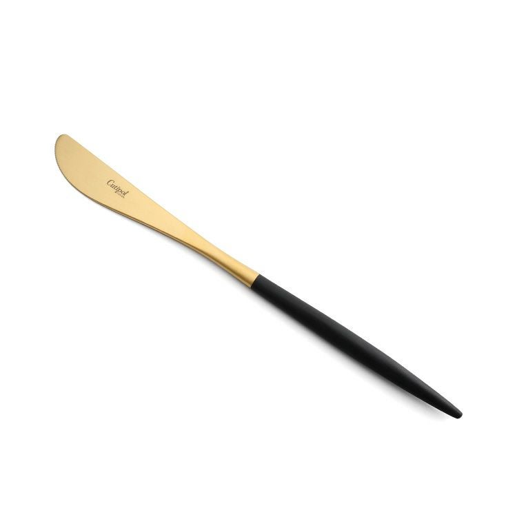 クチポール（Cutipol） ナウ/NAU ディナーナイフ/テーブルナイフ ブラックマットゴールド