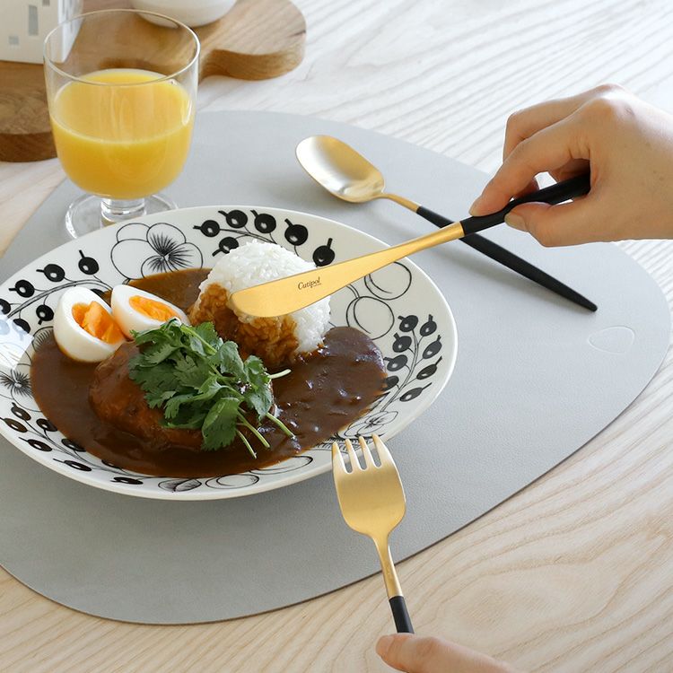 クチポール（Cutipol） ナウ/NAU ディナーナイフ/テーブルナイフ ブラックマットゴールド