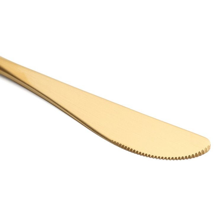 クチポール（Cutipol） ナウ/NAU デザートナイフ ブラックマットゴールド