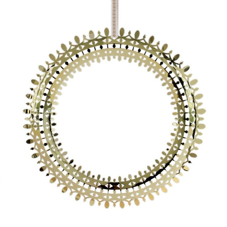 ビヨン・ヴィンブラッド（BJORN WIINBLAD） クリスマスリース 25cm ゴールド