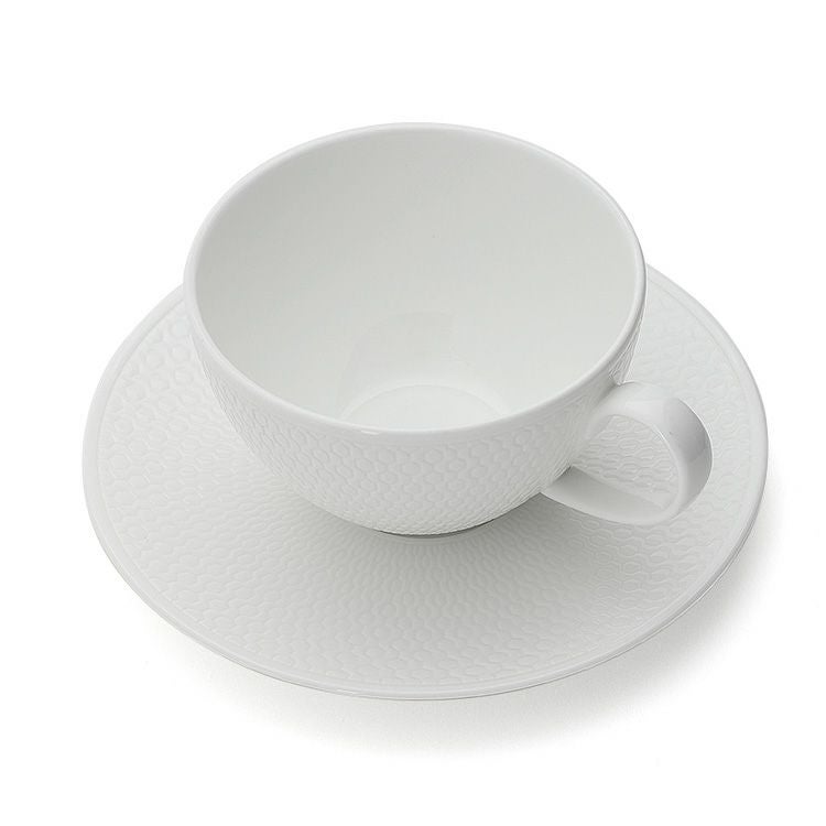 ウェッジウッド（WEDGWOOD） ジオ/Gio ティーカップ＆ソーサー 340mｌ ホワイト