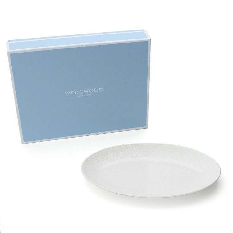 ウェッジウッド（WEDGWOOD） ジオ/Gio オーバルディッシュプレート 26cm ホワイト