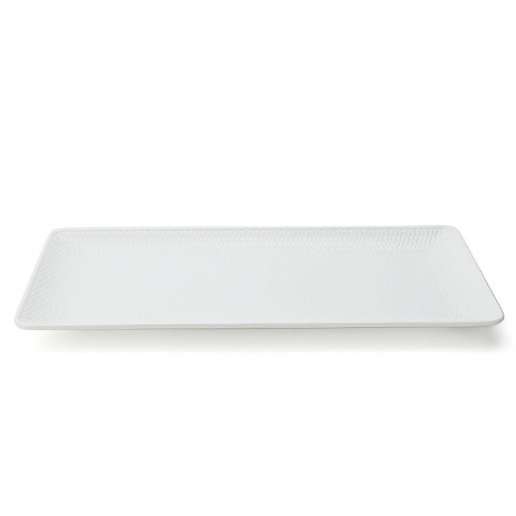 ウェッジウッド（WEDGWOOD） ジオ/Gio ロングトレイ 28cm ホワイト