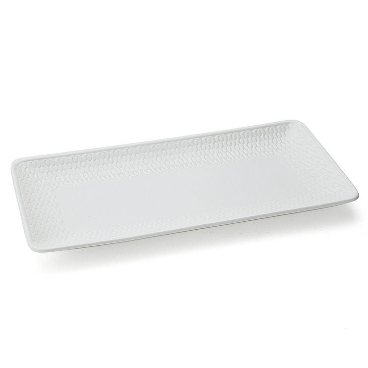 ウェッジウッド（WEDGWOOD） ジオ/Gio ロングトレイ 21cm ホワイト