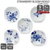 ウェッジウッド（WEDGWOOD） ストロベリーブルームインディゴ ソイディッシュ 5枚セット 9cm ホワイト