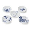 ウェッジウッド（WEDGWOOD） ストロベリーブルームインディゴ ソイディッシュ 5枚セット 9cm ホワイト