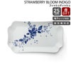 ウェッジウッド（WEDGWOOD） ストロベリーブルームインディゴ フィッシュディッシュ 25.5cm ホワイト