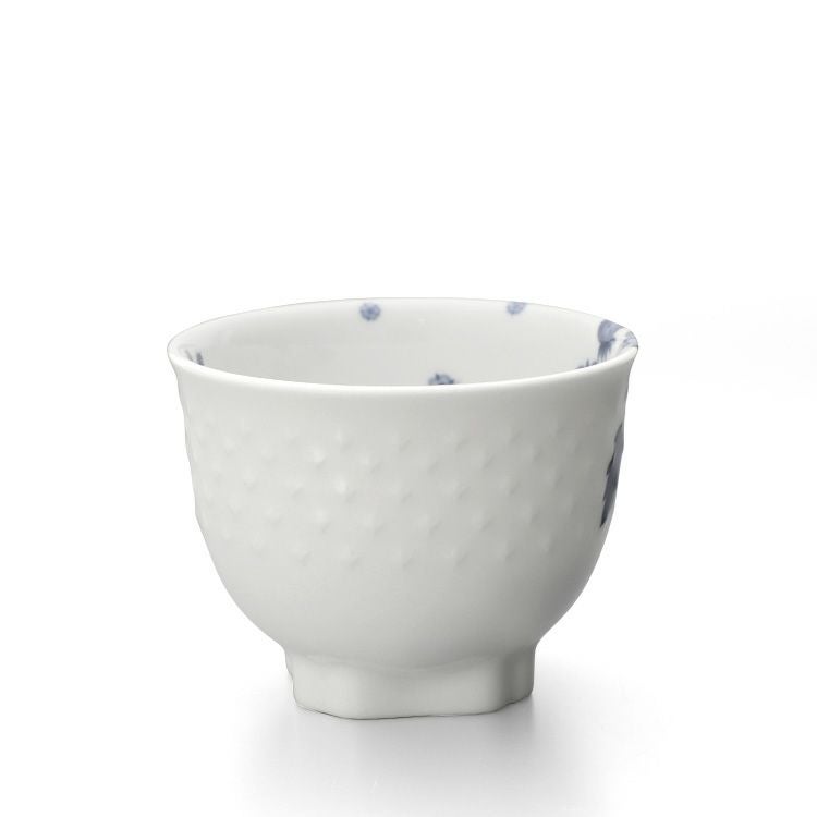 ウェッジウッド（WEDGWOOD） ストロベリーブルームインディゴ ジャパニーズティーカップ 200ml ホワイト