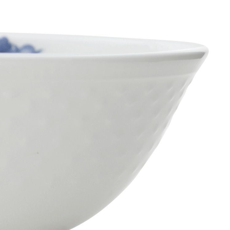 ウェッジウッド（WEDGWOOD） ストロベリーブルームインディゴ ライスボウル Lサイズ ホワイト