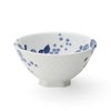ウェッジウッド（WEDGWOOD） ストロベリーブルームインディゴ ライスボウル Mサイズ ホワイト