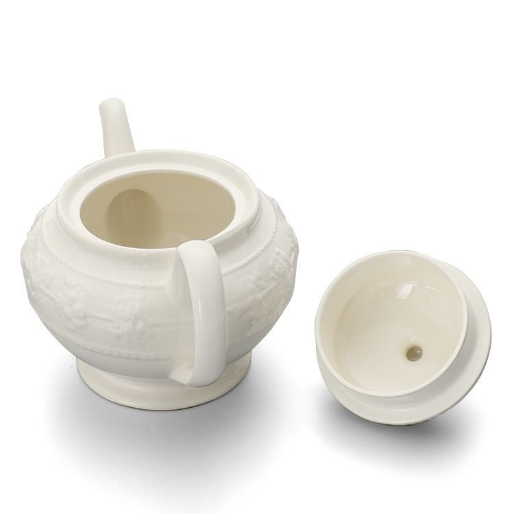 ウェッジウッド（WEDGWOOD） フェスティビティ/FESTIVITY ティーポット アイボリー