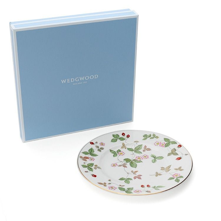 ウェッジウッド（WEDGWOOD） ワイルドストロベリー/Wild Strawberry プレート 23cm ホワイト