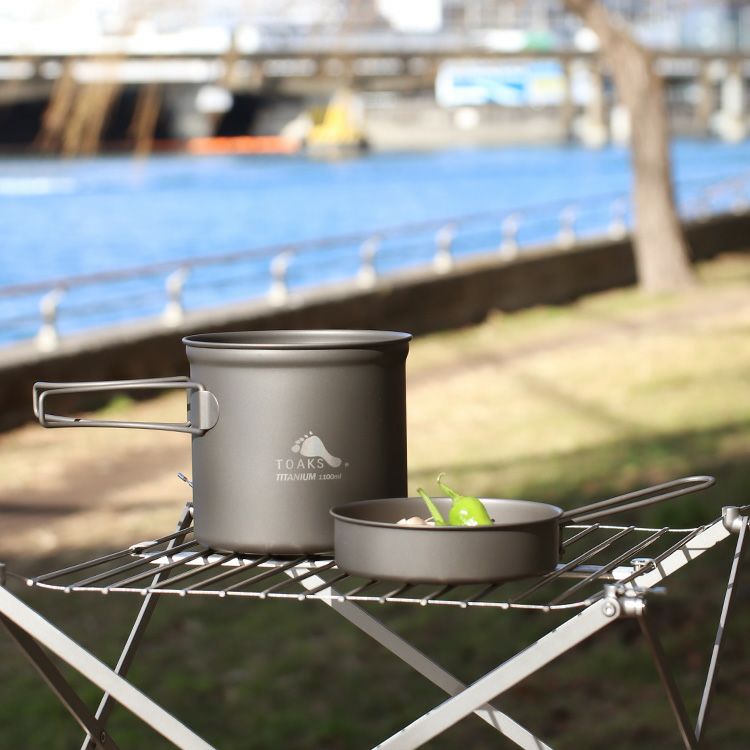 TOAKS トークス　セット トークス（TOAKS） ポット＋フライパンセット 1100ml | ideale