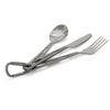 ノルディスク（Nordisk） チタニウム カトラリー 3点セット/Titanium Cutlery (3 Pieces)