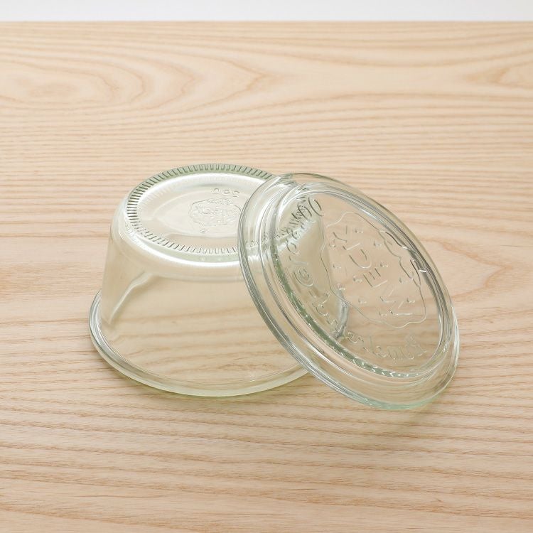 ウェック（WECK） モールド/Mold シェイプ ガラスキャニスター 240ml 直径Lサイズ 6個セット