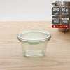 ウェック（WECK） クアドロ/Quadro ガラスキャニスター 290ml 直径Lサイズ 6個セット