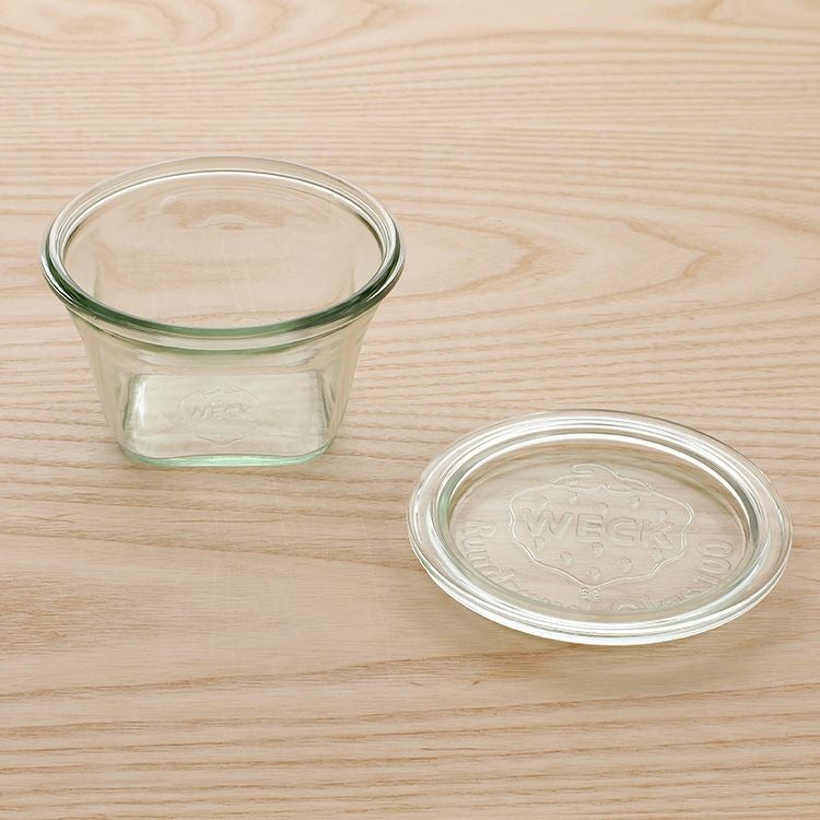 ウェック（WECK） クアドロ/Quadro ガラスキャニスター 290ml 直径Lサイズ 6個セット