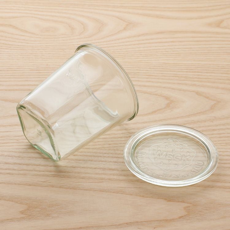 ウェック（WECK） クアドロ/Quadro ガラスキャニスター 545ml 直径Lサイズ 6個セット