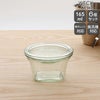 ウェック（WECK） クグロフ/Kouglof ガラスキャニスター 165ml 直径Mサイズ 6個セット