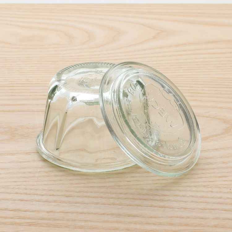 ウェック（WECK） クグロフ/Kouglof ガラスキャニスター 165ml 直径Mサイズ 6個セット